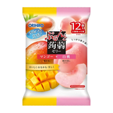 Orihiro Konjac Jelly Mango & White Peach 12pcs 240g