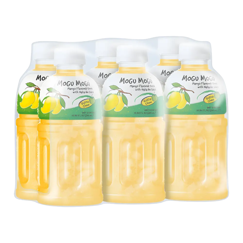 Jus Mangga Mogu Mogu dengan Nata De Coco 6pk 1.92Lt