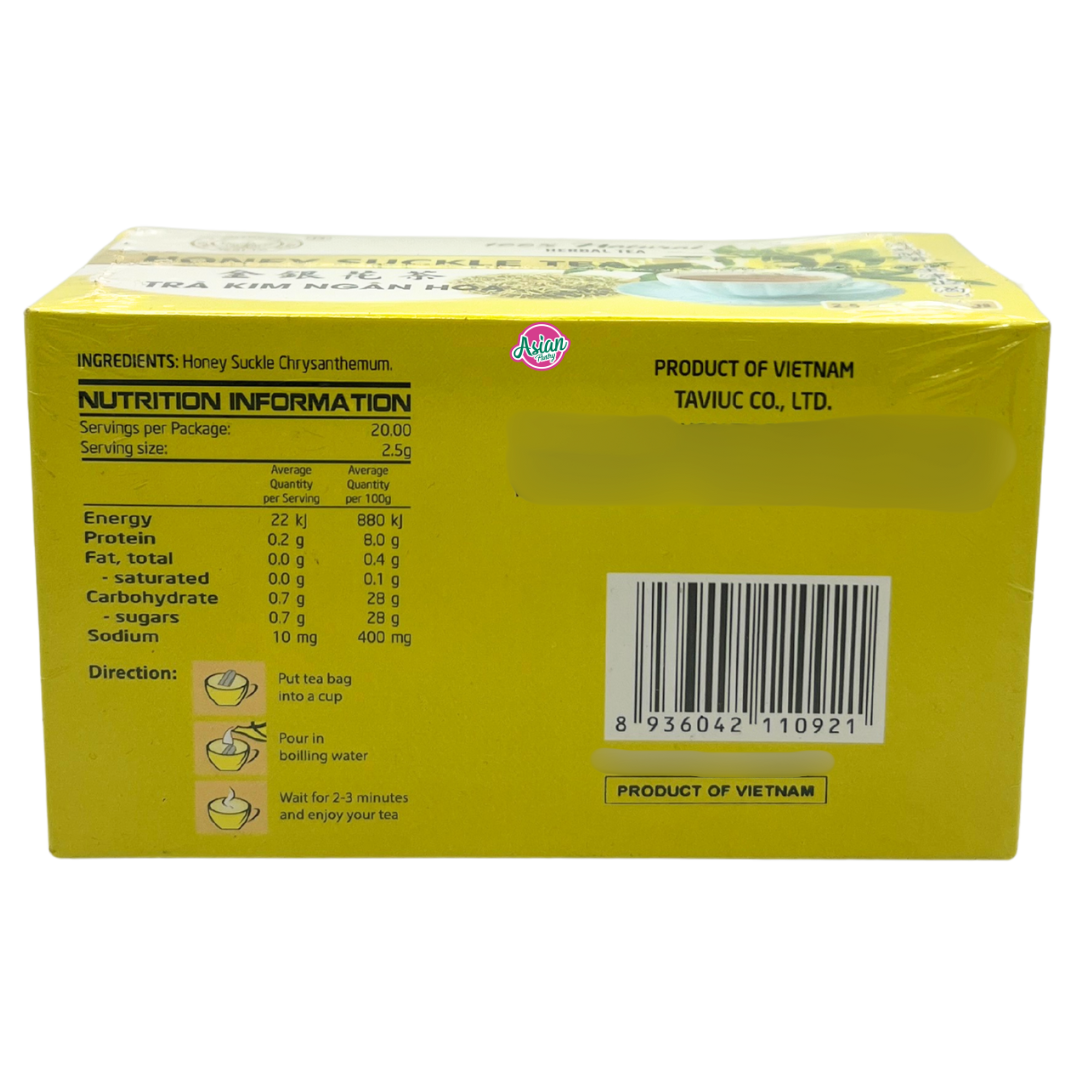 Nutrileaf Honey Suckle Tea Box (20 Teabags) 50g