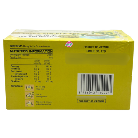 Nutrileaf Honey Suckle Tea Box (20 Teabags) 50g