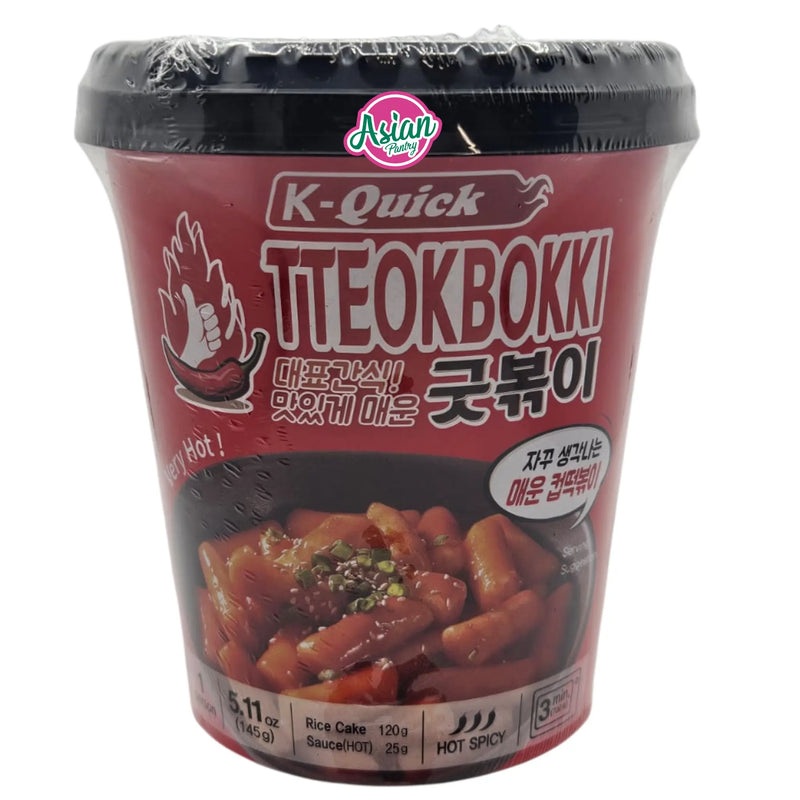 K-Quick Tteokbokki Very Hot Cup 145g
