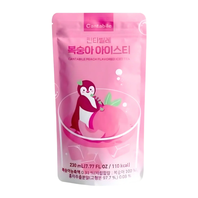 Cantabile Peach Flavoured Iced Tea Ade 230ml