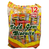 Khong Guan Iced Gem Biscuits (12 packs * 30g)