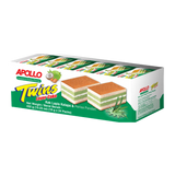 Apollo Coconut & Pandan Flavour Twin Layers Cake 24pk
