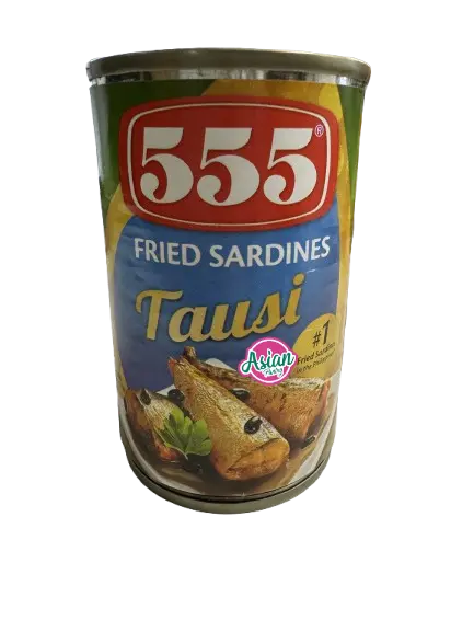 555 Ikan Sardin Goreng Tausi 155g