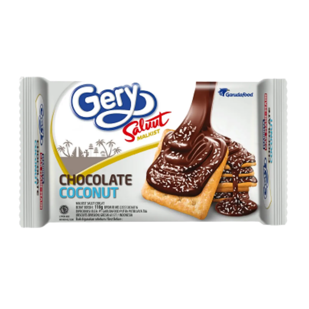 Gery Saluut Malkist Chocolate Coconut Biscuit 100g