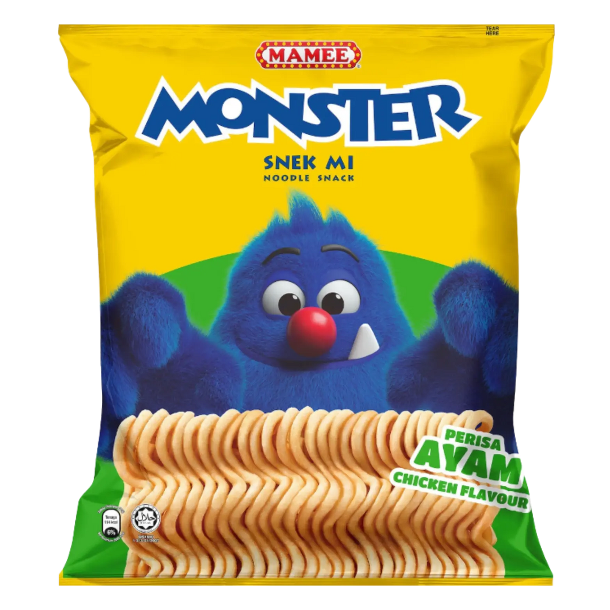 Mamee Monster Noodle Snek Ayam 8pk 200g