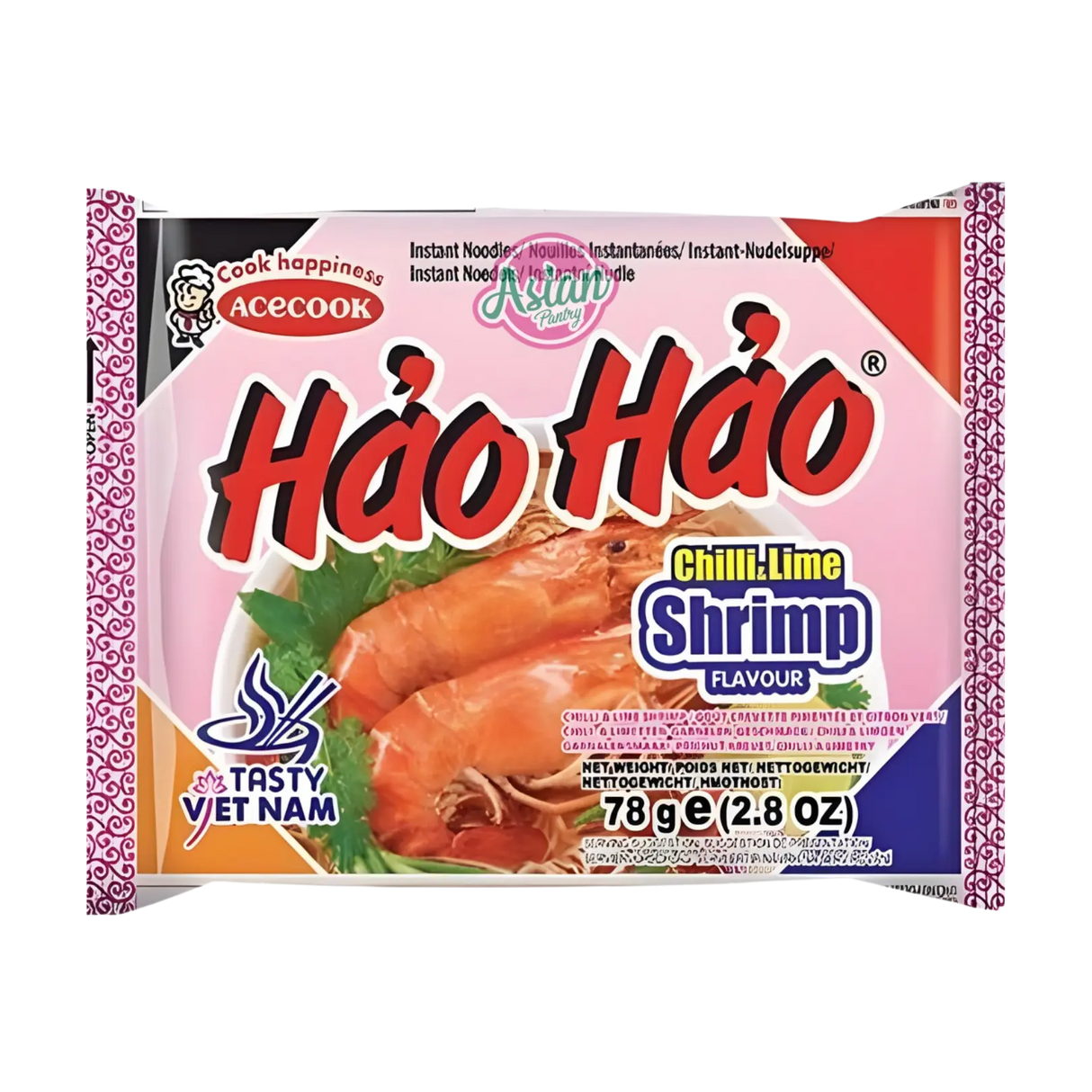 Acecook Hao Hao Noodle Chilli & Lime Shrimp Flavour