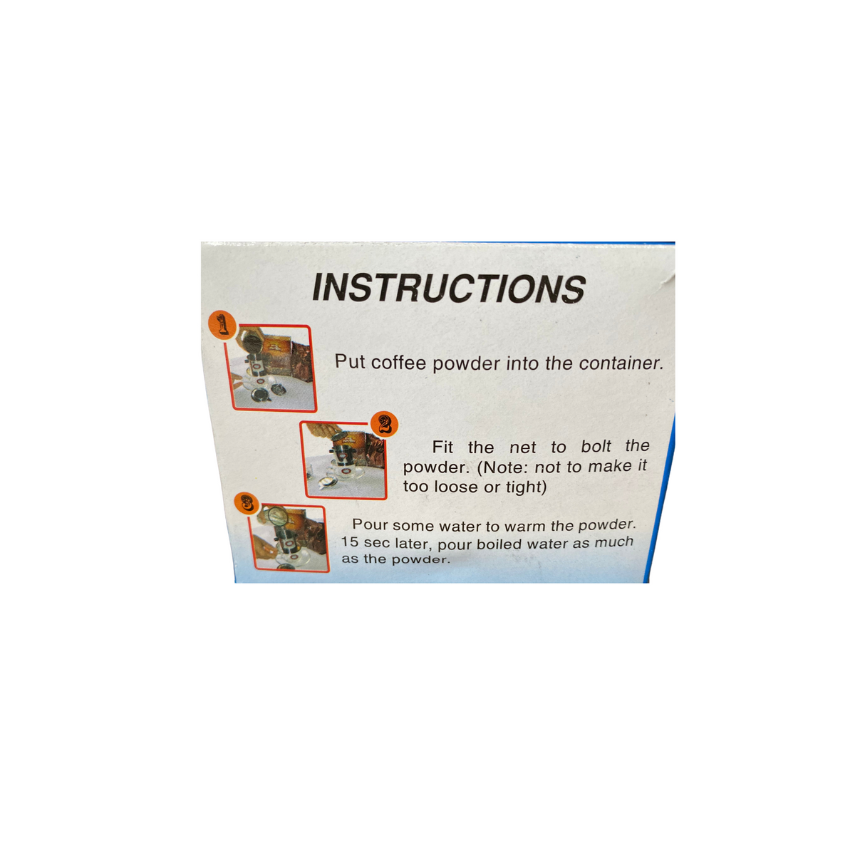 Long Cam Coffee Filter 1pc
