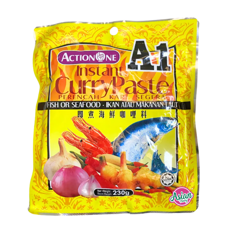 Action One Instant Curry Paste Fish & Seafood 230g