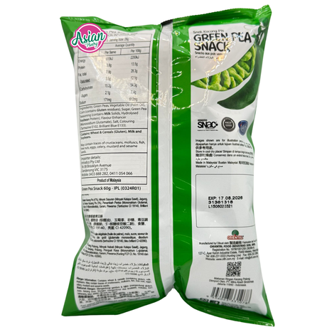 Miaow Miaow Green Pea Snack 50g