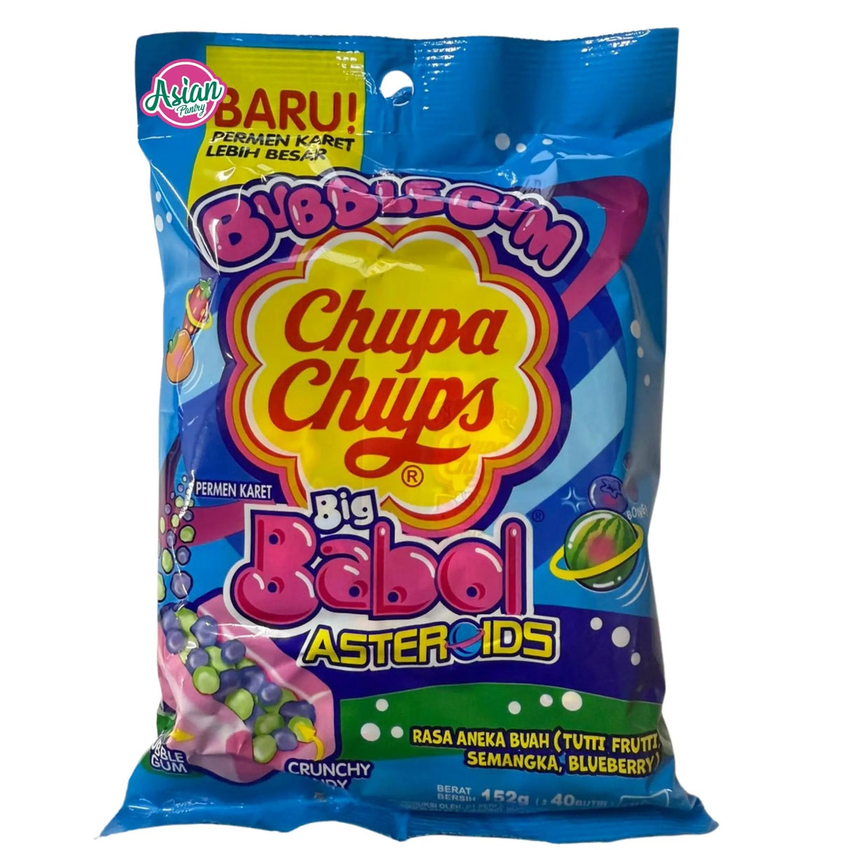 Chupa Chups Big Babol Bubble Gum Fruit Asteroid 152g