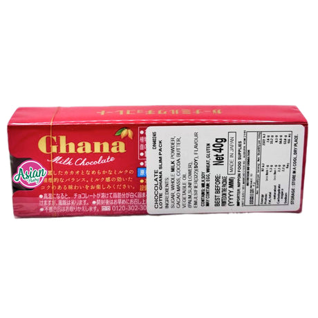 Lotte Ghana Milk Chocolate Slim Pack 40g