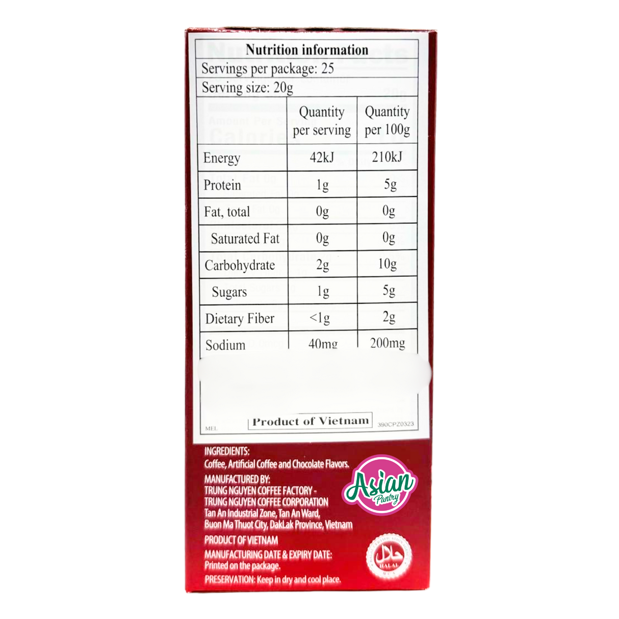 Trung Nguyen Gourmet Coffee Blend 500g