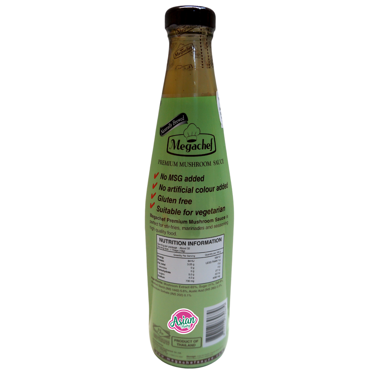 Megachef Vegan Premium Mushroom Oyster Sauce 570g