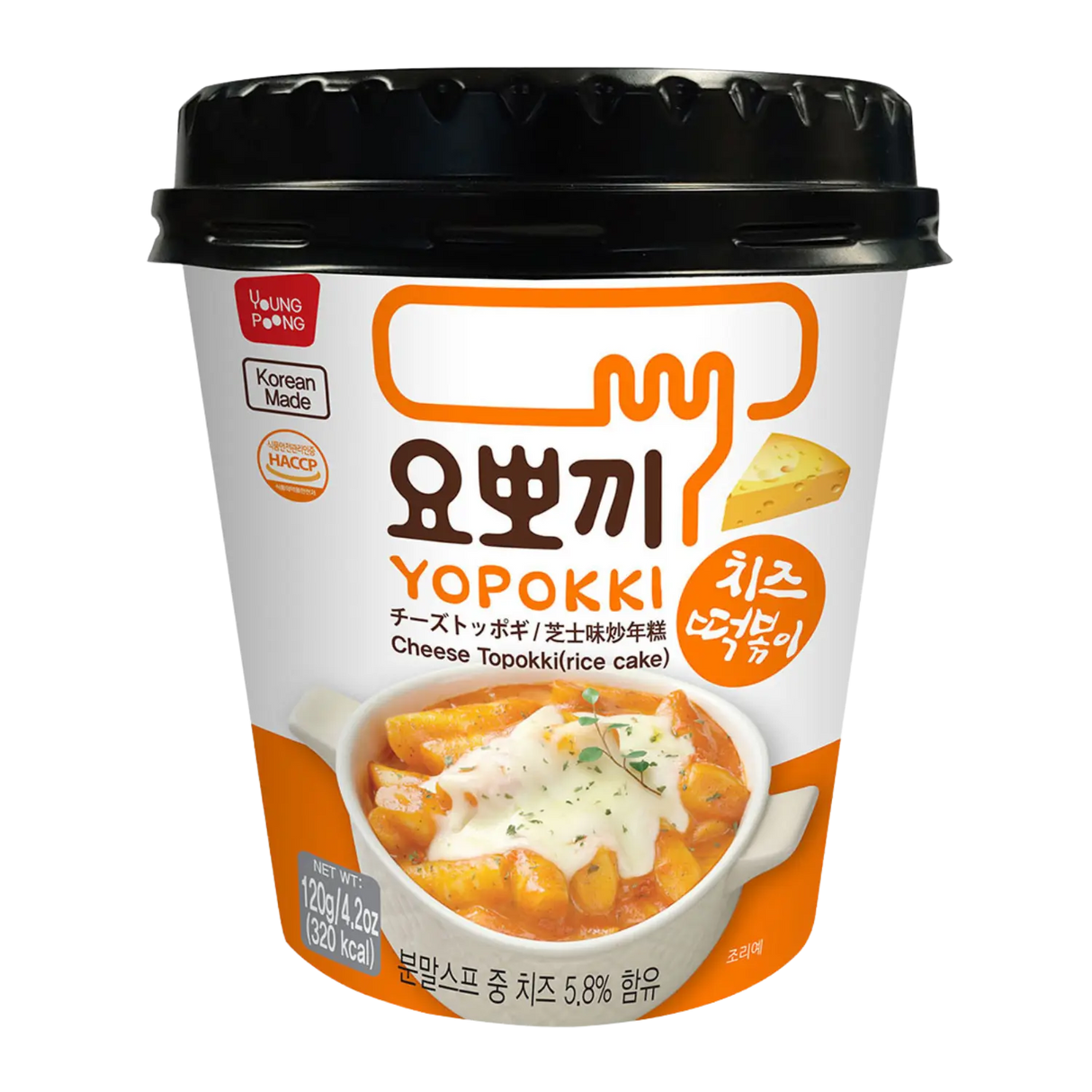 Yopokki 芝士年糕杯 120g