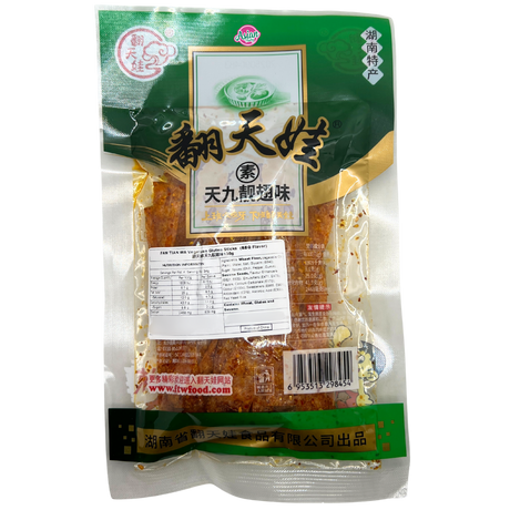 FAN TIAN WA Vegtarian Gluten Sticks (Latiao) BBQ Flavour 136g