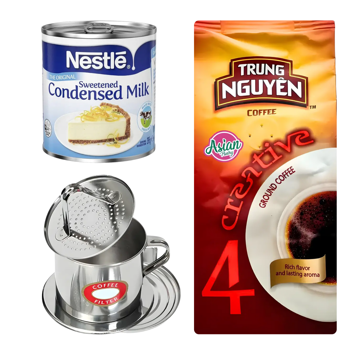 Asian Pantry Trung Nguyen No.4 Coffee Bundle