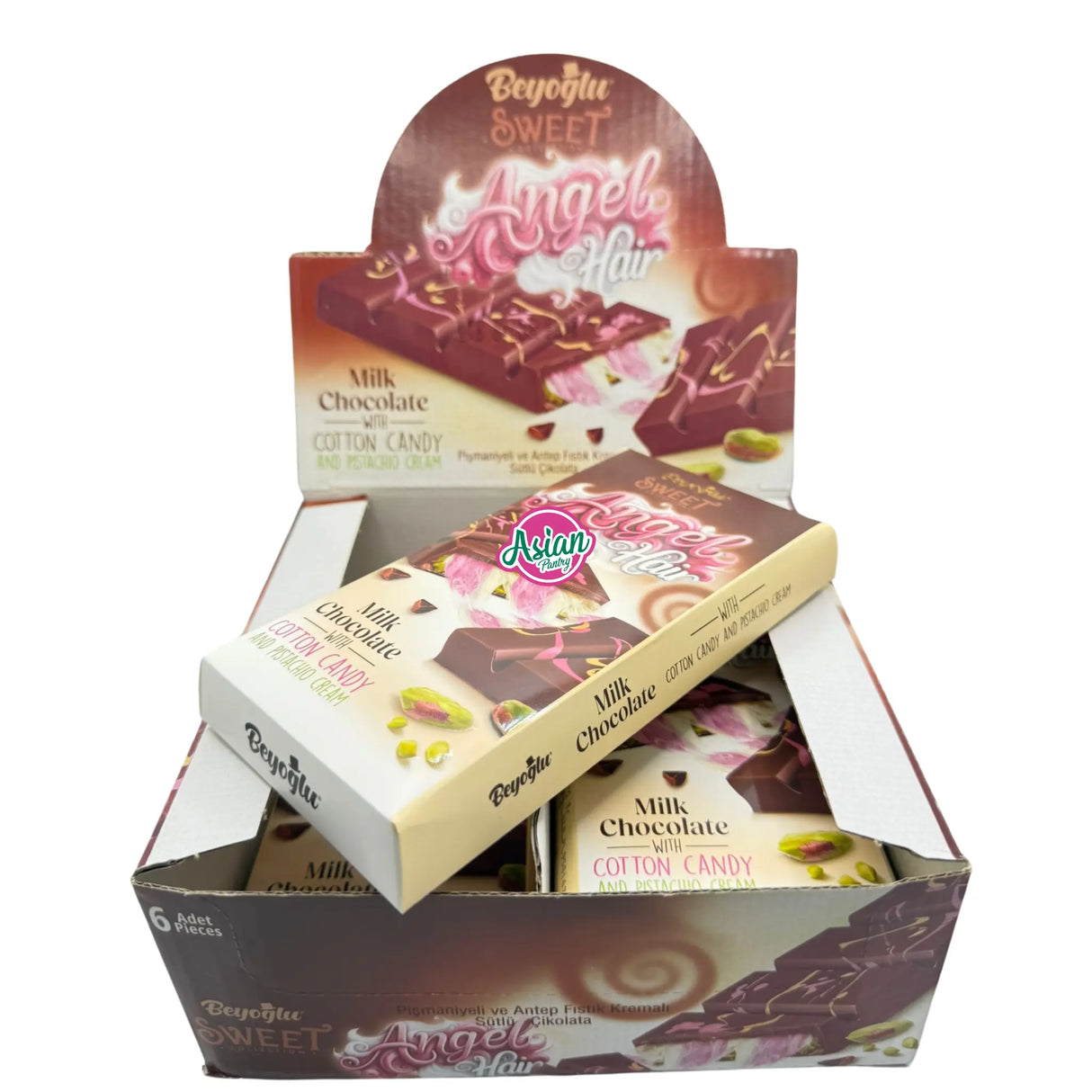 Beyoglu Dubai Chocolates 天使发丝牛奶巧克力开心果棉花糖夹心 170 克