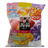 Orihiro Jelly Large Peach + Mango + Grape Flavours 480g