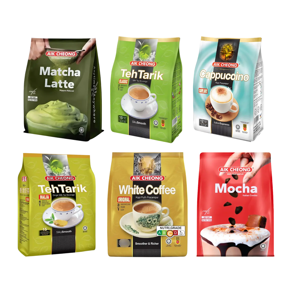Aik Cheong Coffee & Tea Variety Bundle