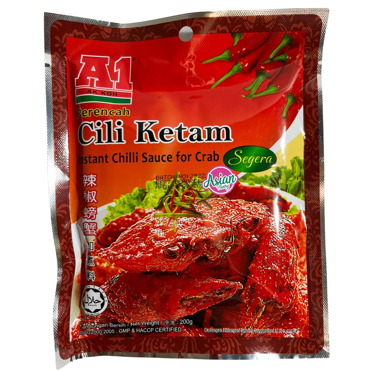 A1 Sos Cili Segera untuk Ketam 200g