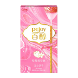 Glico Pejoy Strawberry & Vanilla Flavoured Filled Cookies 48g