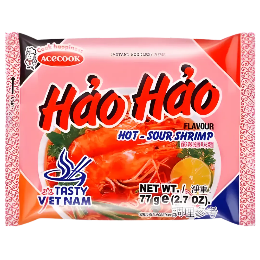 Acecook Hao Hao Mee Masam Perisa Udang Panas 77g