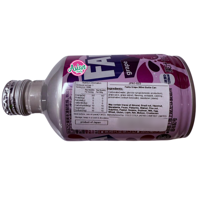 Fanta Grape Bottle Can 300ml