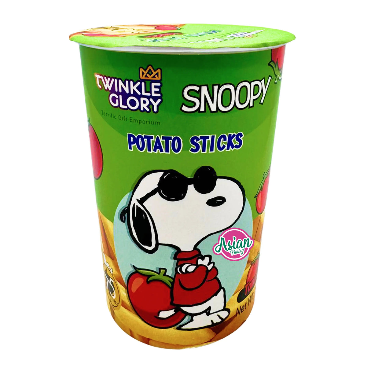 Twinkle Glory Snoopy Potato Snacks Tomato Flavour 50g