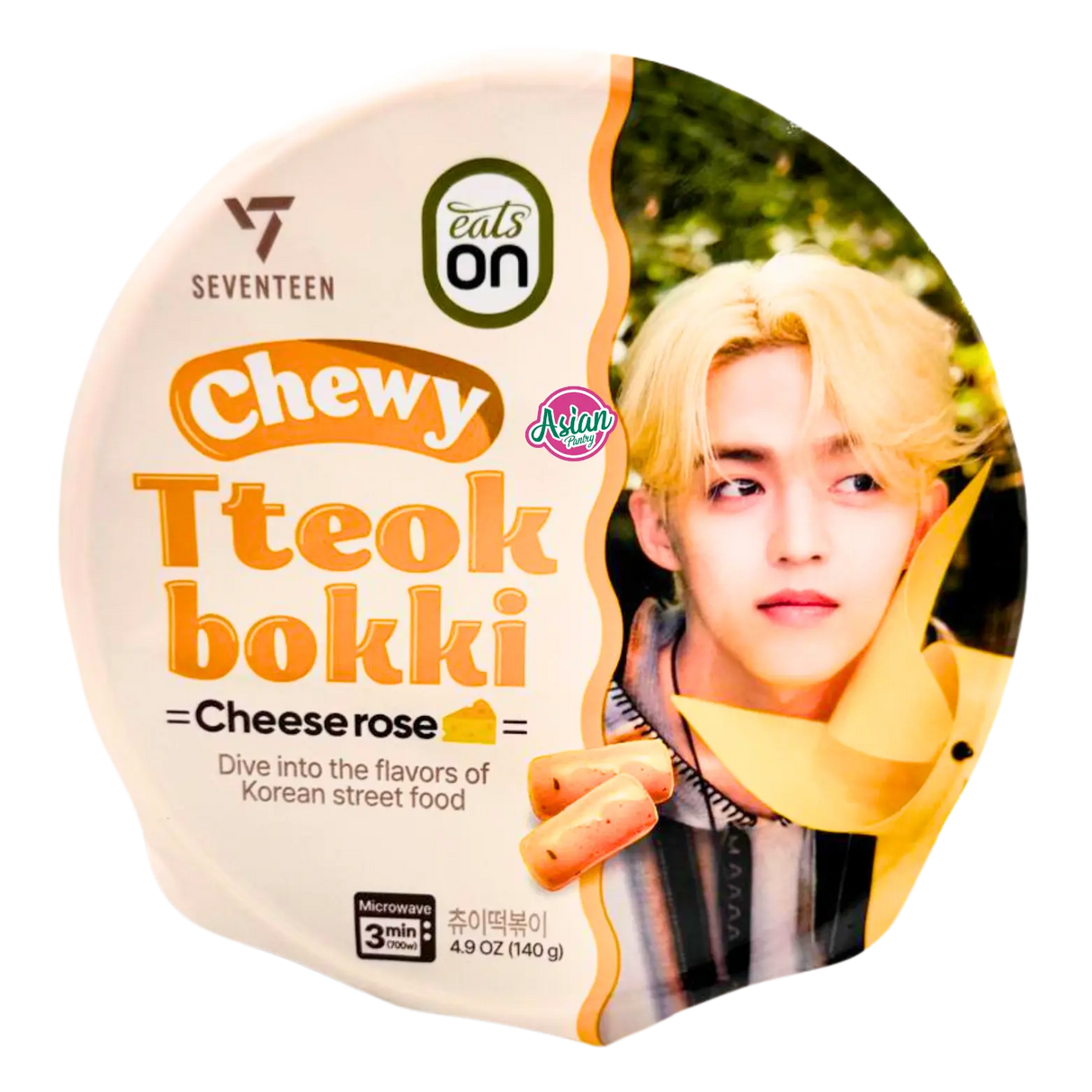 HY SEVENTEEN Chewy Tteokbokki Rose Cheese (Random Member) 140g