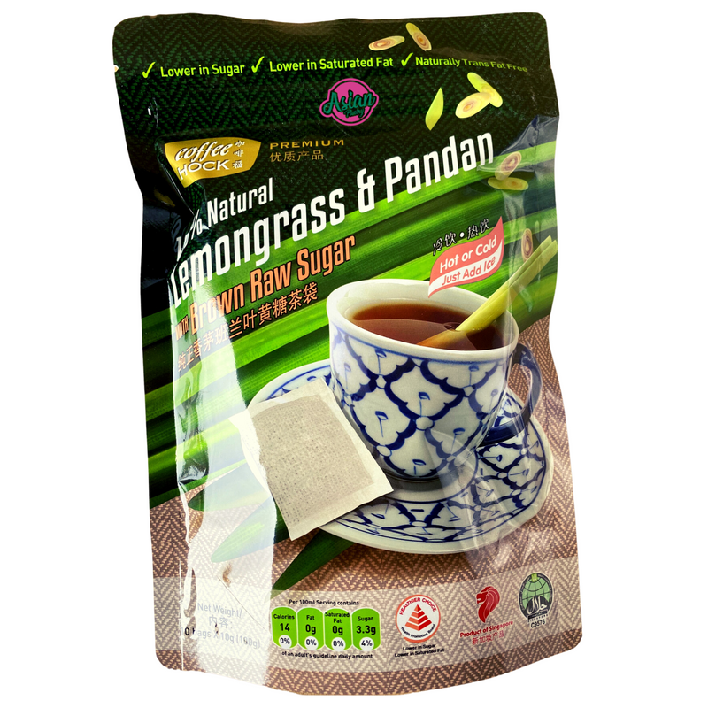 Coffee Hock Lemongrass & Pandan Tea with Brown Sugar 100g