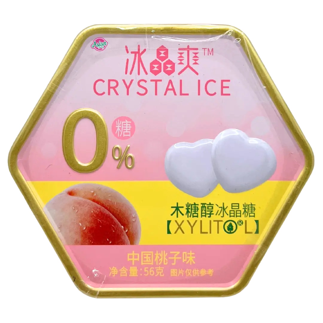 Ice Crystal Xylitol Crystal Candy (Peach Flavour) 56g