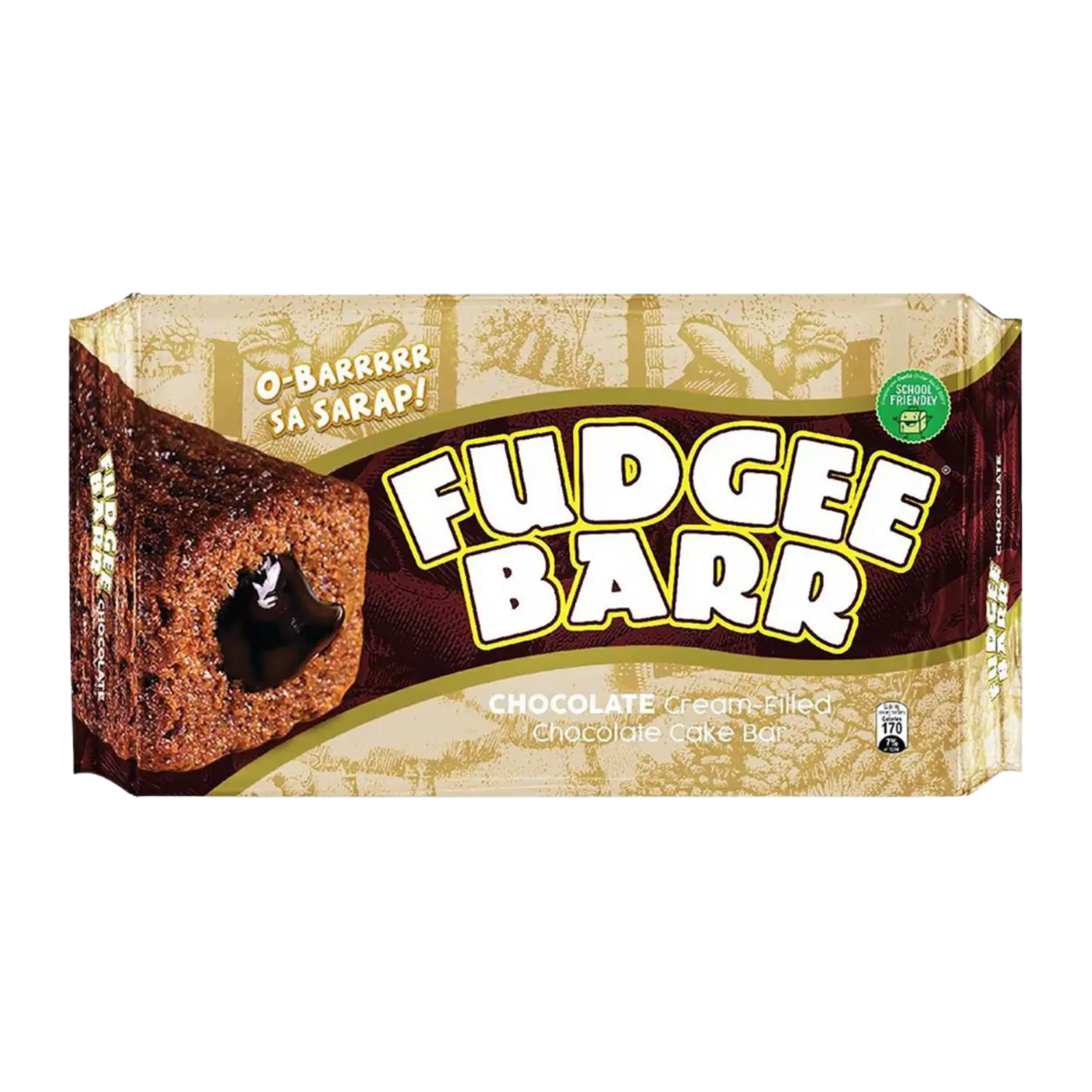 Rebisco Fudgee Barr 巧克力奶油夹心巧克力蛋糕棒 400 克