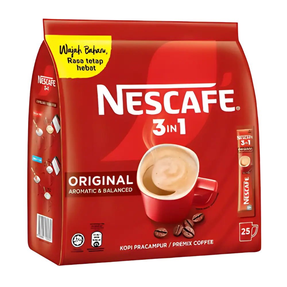 Nestle Nescafe 3 in 1 Original 25 Sticks 450g