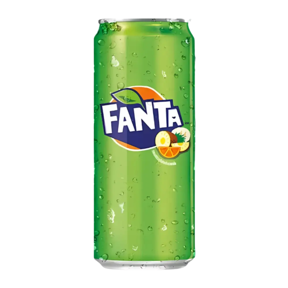 Fanta Fruit Punch Flavoured Drink (Green Soda) 325ml