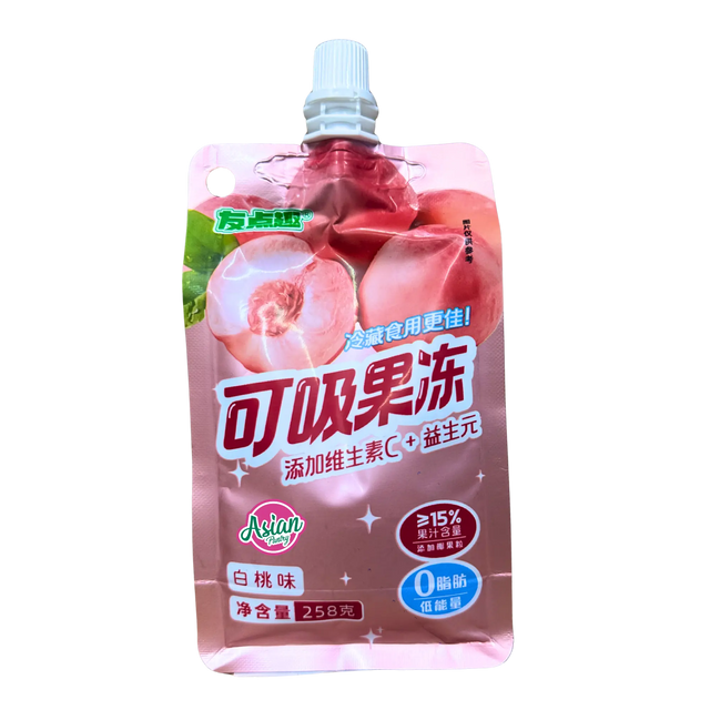 Youdianqu White Peach Flavour Jelly 258g