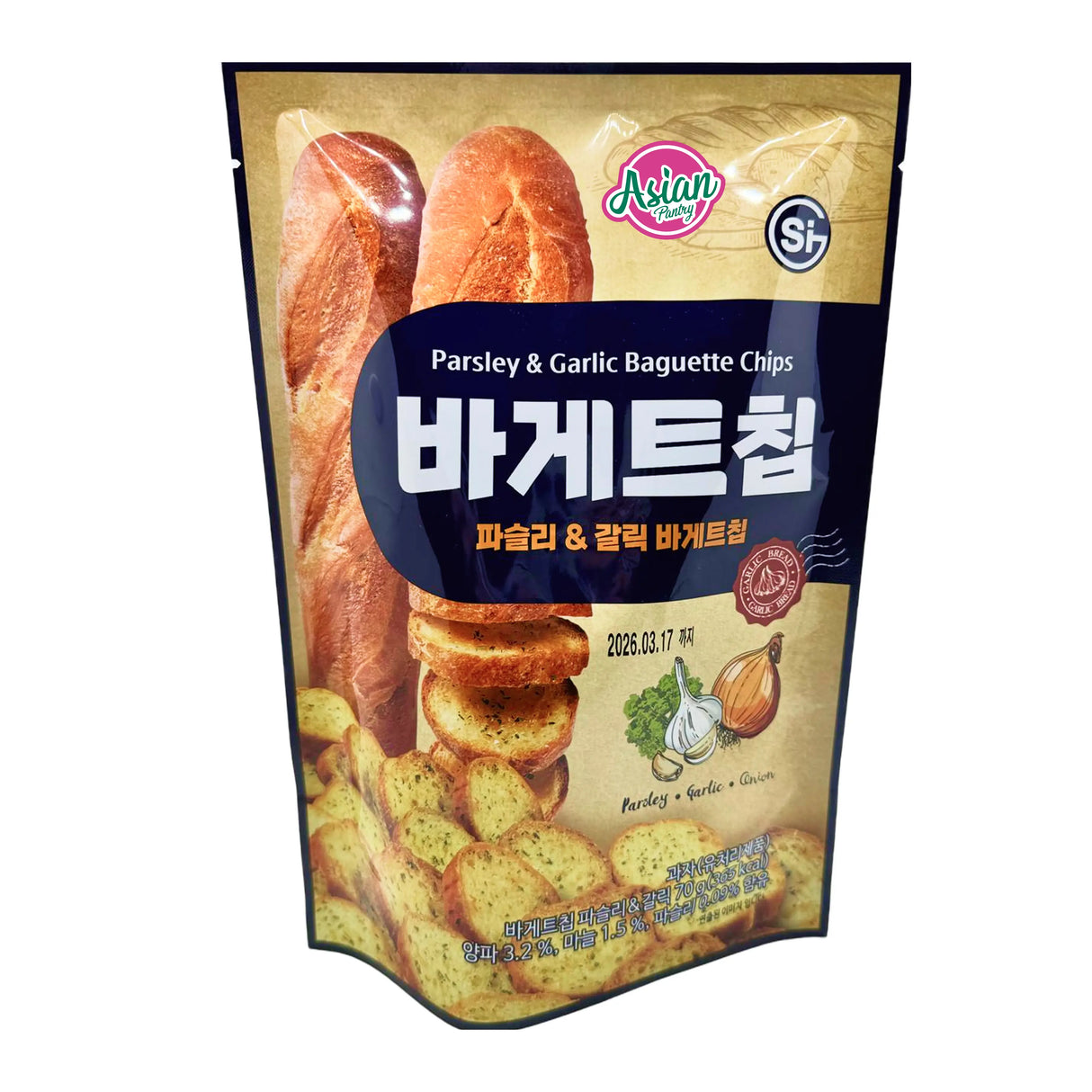 SI Baguette Chips - Garlic Parsley 70g