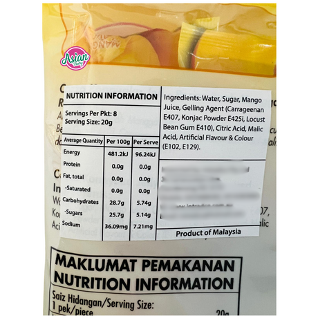 Cozzo Konnyaku Jelly Mango 160g