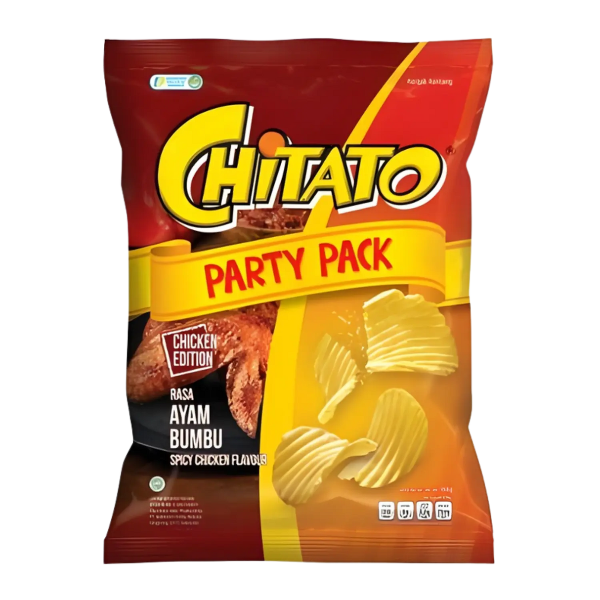 Chitato Potato Chips Spicy Chicken Flavour 168g