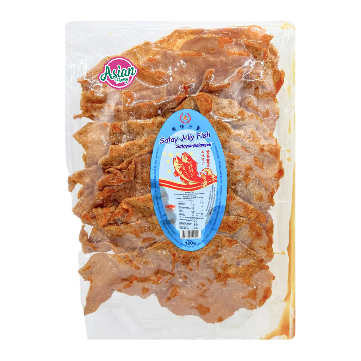 Whale Brand Satay Jelly Fish Clear 120g