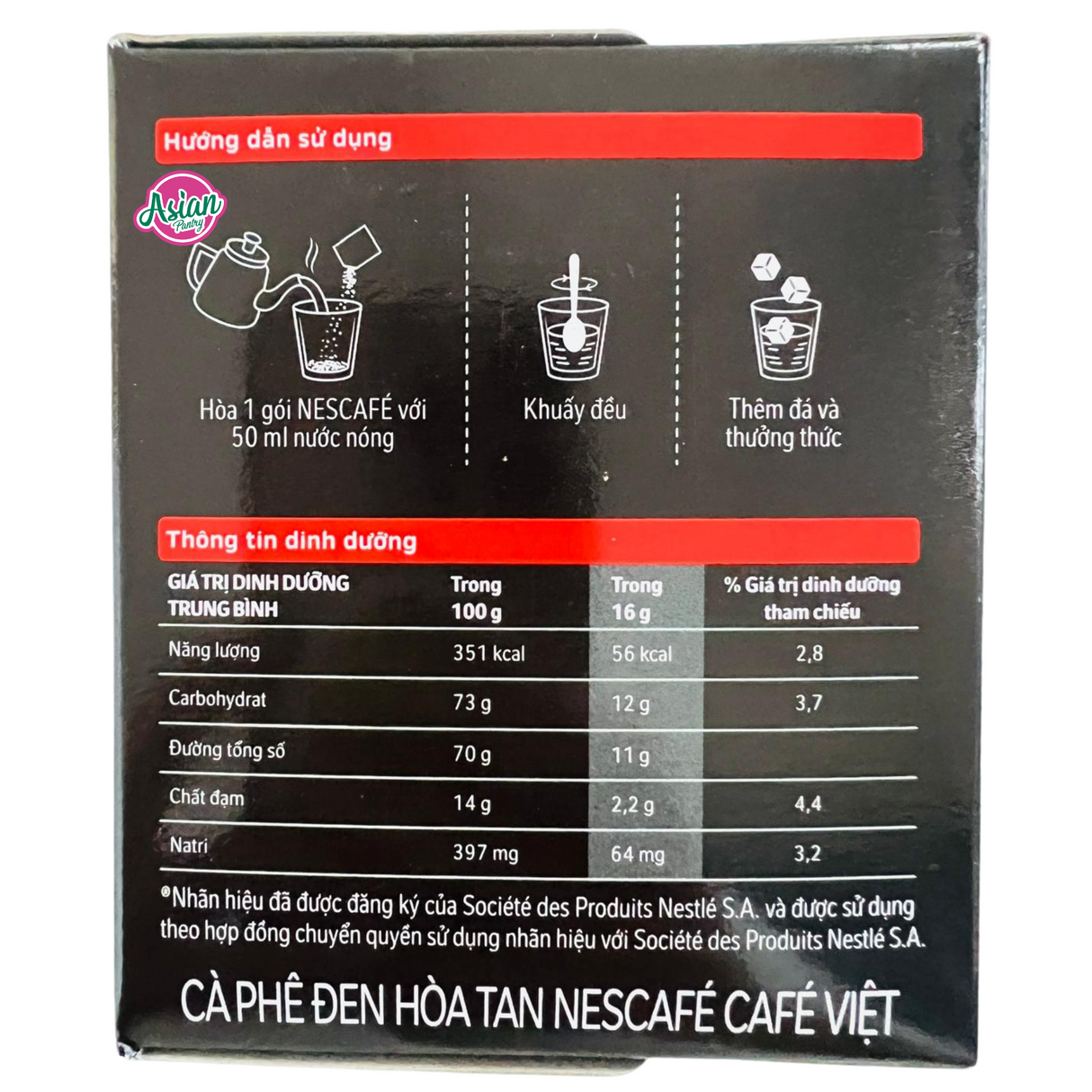 Nescafe Café Viet 2 dalam 1 Kopi Segera 240g
