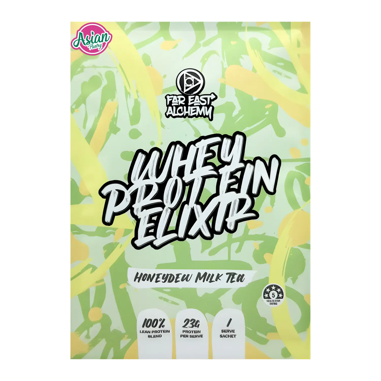 Far East Alchemy Whey Protein Elixir Teh Susu Honeydew (Sajian Tunggal) 33g