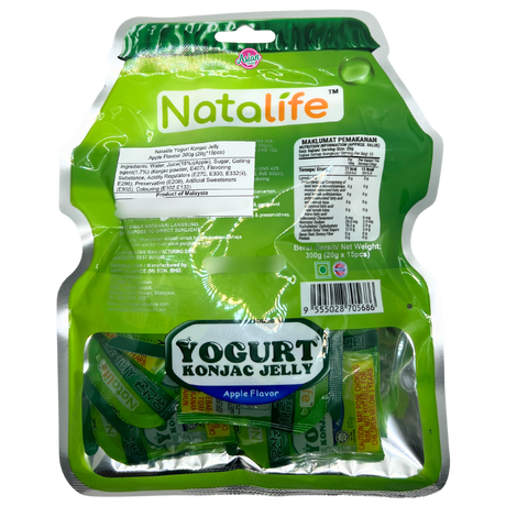 Natalife Yoghurt Konjac Jelly Apple Flavour 15pcs 300g