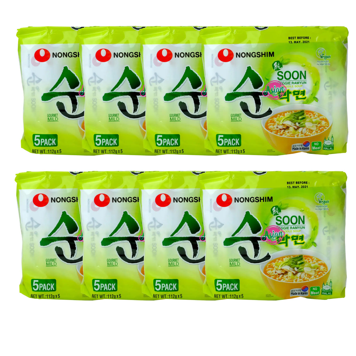 Nongshim Soon Veggie Ramyun 560g