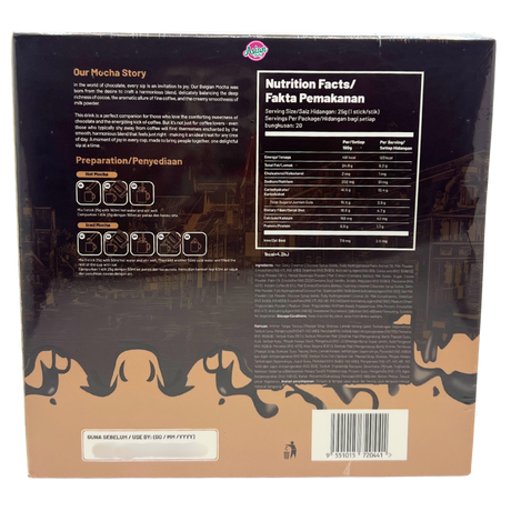 Choco Albab Belgian Mocha Drink 20 Sachets 500g