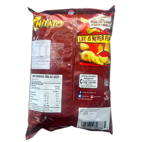 Chitato Potato Chips Spicy Chicken Flavour 168g