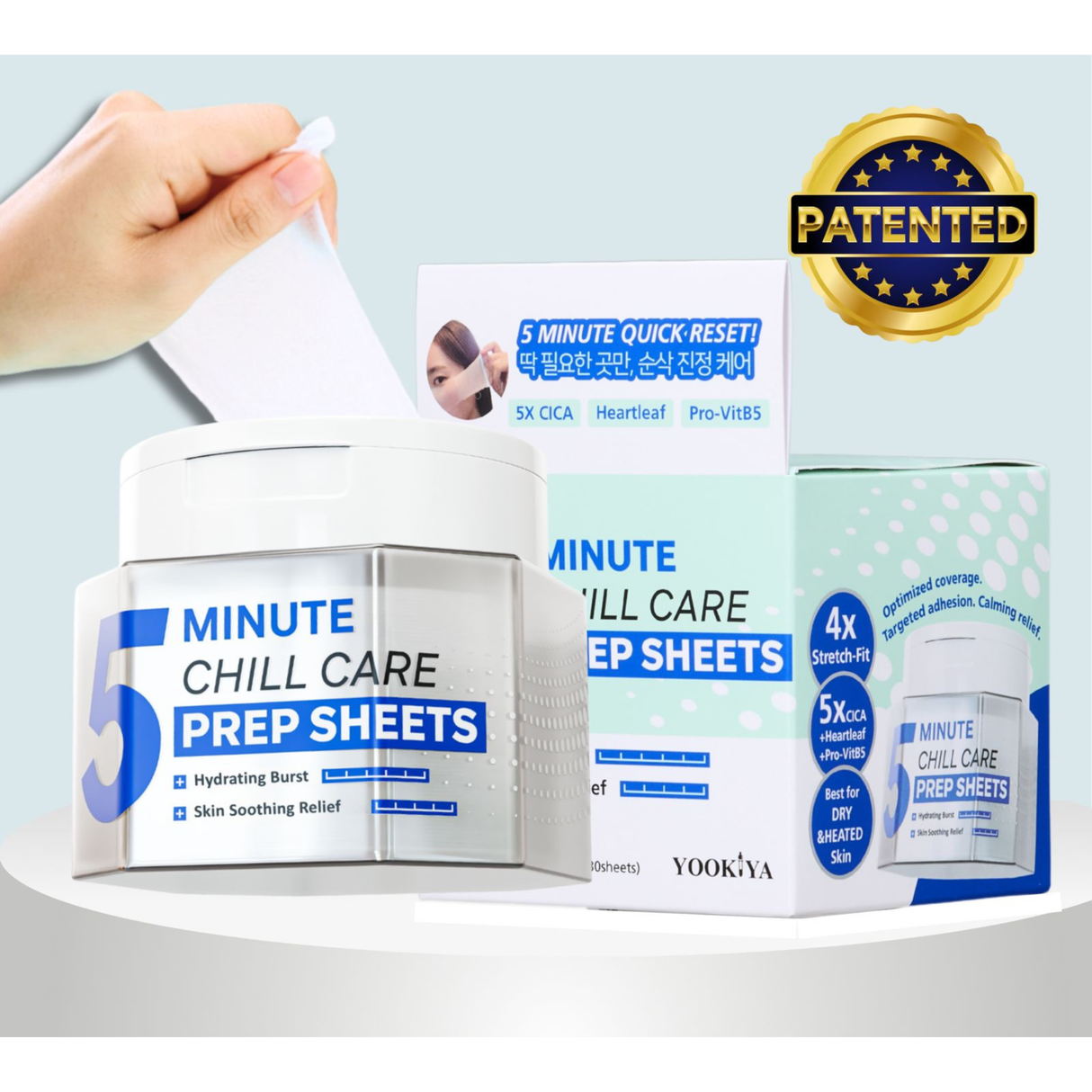 Yookiya 5 Min. Chill Care Prep Sheet 120ml