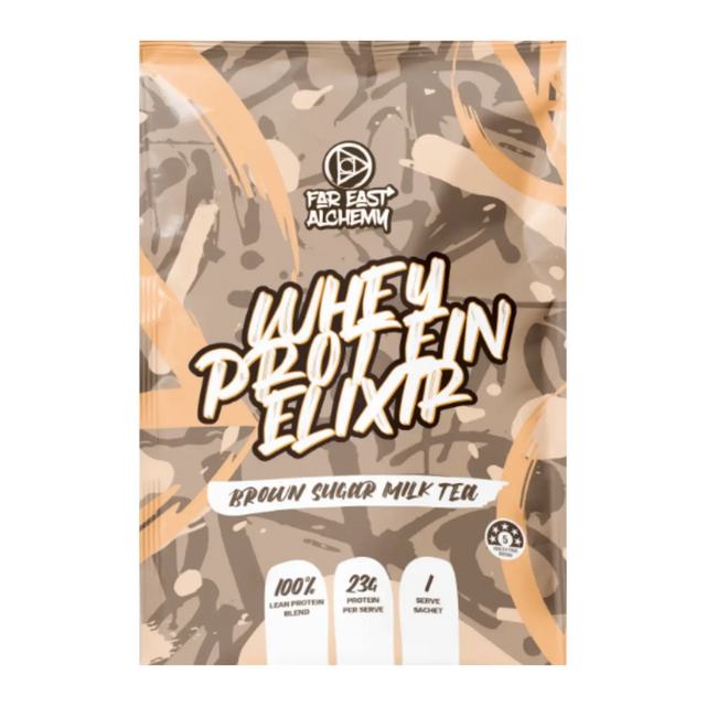Far East Alchemy Whey Protein Elixir Brown Sugar Milk Tea (Single Serve) 33g