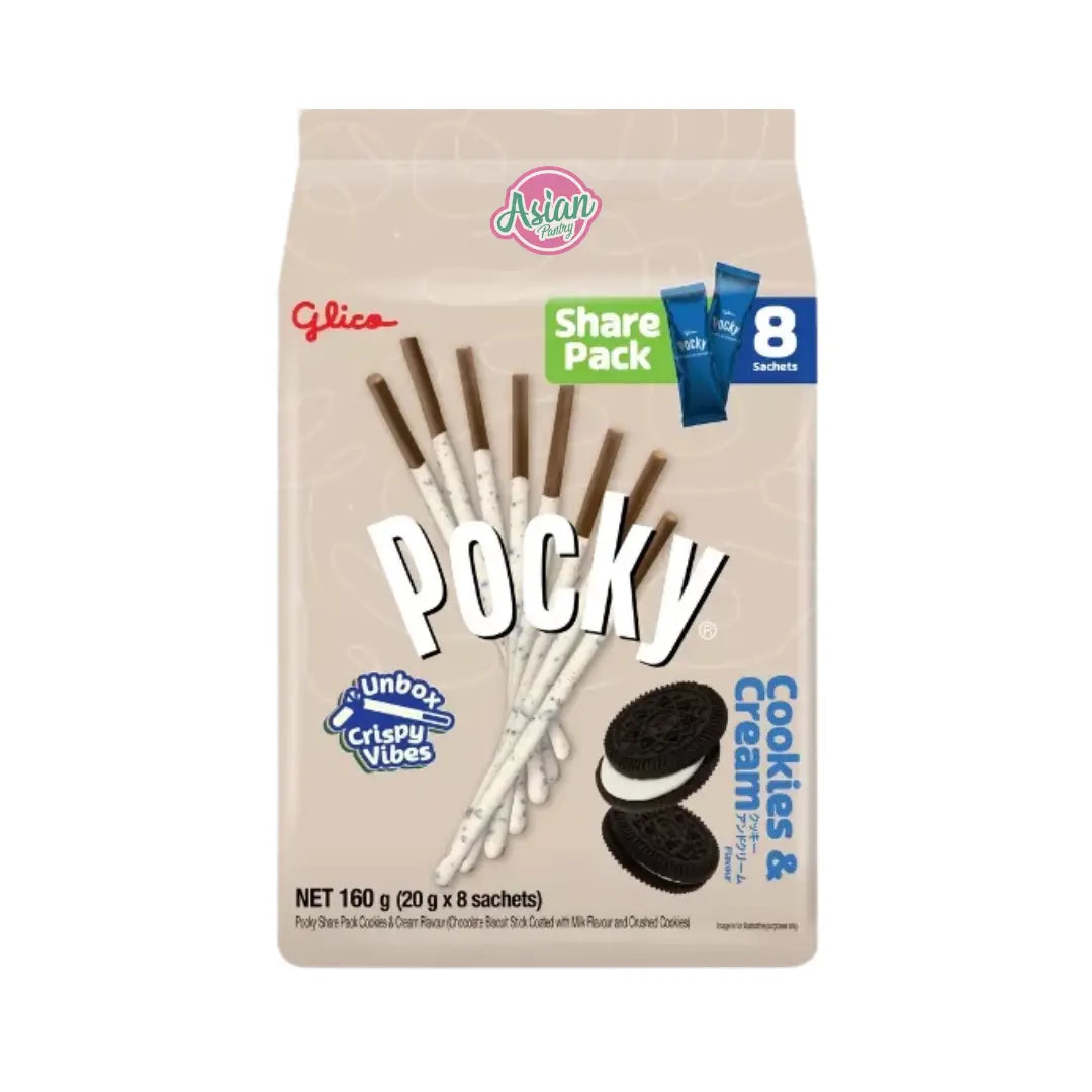 Glico Pocky Cookies & Cream Family Pack 160g